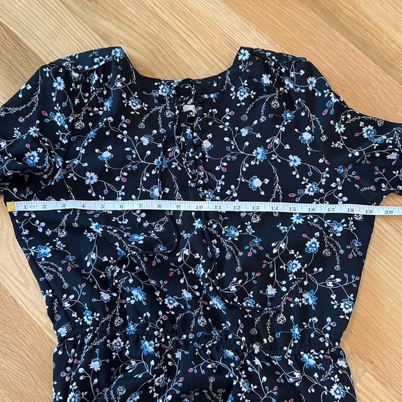 Ann Taylor Loft Floral Long Sleeve Dress Size M - Picture 11 of 11